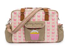 Pink Lining Baby Diaper Bag, Yummy Mummy (Pink Butterflies)