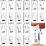 Fabric Wall Clips Panel Wall Hooks Fabric Pin Clip Cubicle Picture Hangers Stainless Cabinet Draw Hooks for Office Clothes Cubicle Wall Cloth Partitions Supplies (36)