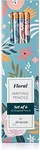 Jot & Mark Flower Pencils #2 (Pack of 6) | Cute Wood Pencils with Six Colorful Floral Designs