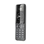 Gigaset FAMILY Plus HX - additional cordless handset for Gigaset DECT-phone or other landline DECT-bases - elegant design - best audio quality, handsfree function - including charger, titanium black