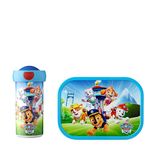 Mepal - Lunch Set Campus - Lunch Set for Children with School Beaker & Lunch Box - Lunch Set for School or On The Go - Dishwasher Safe & BPA-Free - 300 ml + 750 ml - Paw Patrol Pups