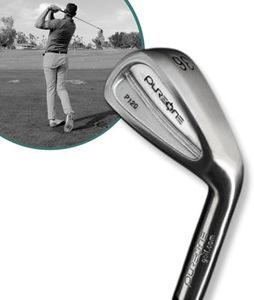 PureOne Golf Center Strike Training Club, Mid-Iron - Golf Swing Trainer for The Sweet Spot - Right Handed