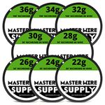 Mixed 550 Feet of Nichrome 80 Wire 22,24,26,28,30,32,34,36 Gauge Pack