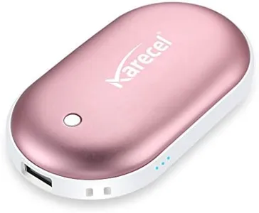 Karecel Rechargeable Electric 5200mAh Powerbank Reusable, Portable USB Hand Warmer Heater Battery Pocket Warmer, Best Gifts for Men and Women in Cold Winter