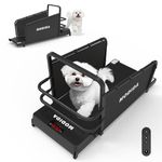 MODIDA Dog Treadmill | Adjustable Speed 1–8km/h Pet Treadmill for Dogs | Indoor Dog Exercise & Training Machine | Quiet Home Pet Running Equipment with LED Display for Time, Distance & Calories
