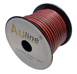 30m of Auline Speaker Cable 13 Strand for Surround Sound Hifi Car Audio System (Red & Black)