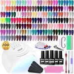 JODSONE 100 PCS Gel Nail Polish Sta