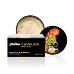 BluMaan Cavalier Men’s Hair Clay - Contains 5 Nourishing Organic Oils - Long-lasting Heavy Hold For Textured, Natural Finish - Tames Coarse, Wavy And Thick Hair - 2.5 oz (74 ml)