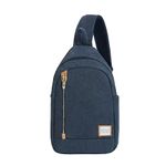 Travelon Unisex-Adult Anti-Theft Heritage Sling Luggage-Messenger Bag, Indigo, One Size