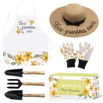 YZNlife Grandma Gifts,Grandma Gifts from Grandkids - Birthday Gifts for Granny - Gardening Gifts Outdoor Horticulture Starter,Garden Tools Kit for Grandma