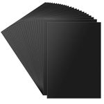 50 Sheets Black Card A4-300gsm, Ohuhu A4 Card for Printing, Thick Card Paper for Kids Art Crafts Card Making Scrapbooking