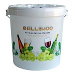 BALLIIHOO 30 Litre Homebrew and Wine Making Fermentation Bucket with LCD Temperature Indicator