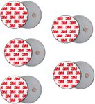 5 Pack -Magnetic Smoke Detector Mount Magnetic Adhesive Pads for Smoke Alarms Ø 40mm - Fast & Safe Mounting - No Drilling Or Screws - Fire Protection - Installation Tool