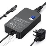 Surface Charger,65W Microsoft Surface Charger for Surface Pro 3/4/5/6/7/7+/8/9, Surface Laptop 1/2/3/4/5, Surface Book 1/2/3, Surface Go 1/2/3, Surface Laptop Go 1/2/3, Surface Laptop Studio