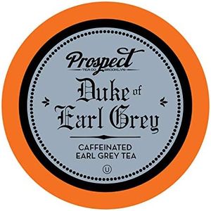 Prospect Tea Duke Of Earl Grey Tea Pods Compatible with K Cup Brewers Including 2.0, 40 Count