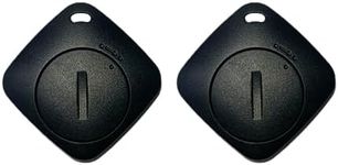 Key Finder Smart Bluetooth Tracker Item Finder Work with Apple Find My Item Locator Anti-Lost Device for Keys, Bags and More Global Positioning iOS Only(2 pcak)