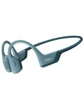 Shokz OpenRun Pro Premium Bone Conduction Open-Ear Bluetooth Sport Headphones - Sweat-Resistant Wireless Earphones for Workouts and Running - Built-in Mic, with Headband (Blue)