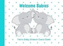 Welcome Babies Twins Baby Shower Gu