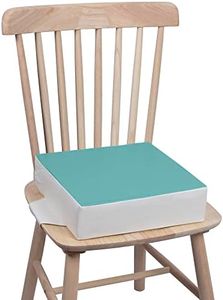 Kalawen Booster Seat for Dining Table, Waterproof PU Washable Thick Toddler Dining Booster Seat, Kids Booster Seat for Dining Table with 2 Adjustable Straps Safety Buckle