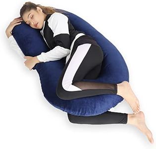 WildMint Ultra Soft Pregnancy Pillow, C Shaped Body Pillow Pregnant Pillows for Sleeping Full Body Pillow, Baby Nursing Cushion & Maternity Pillow with Velvet Zippered Cover