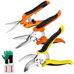 3 Pack Garden Pruning Shears Stainl