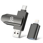 JSL JDTDC 128GB Universal Photo-Backup-Stick for iPhone/iPad/Android/PC, Photo & Video Backup Storage iPhone-Backup-Flash-Drive Photo-Finder-Stick-for-Computer iPhone-Photo-Saver Android-Photo-Backup