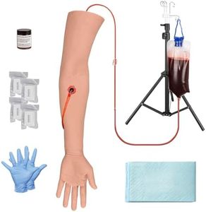MedEduQuest Wound Packing Arm Trainer for Tourniquet Practice, Adult Trauma Wound Care & Hemorrhage Control Skills Simulator for Medical Students