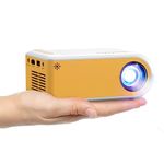 Mini Portable Projector, Movie Projector Supported HD 1080P, Gifts Ideas, Small Portable Movie Projector for Outdoor Projector use in Camping, Video Home Theater Projector Compatible with HDMI, USB