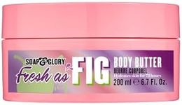 Soap & Glory Limited Edition Fresh as Fig Body Butter - Body Moisturizer for Dry Skin with Shea Butter, Aloe Vera & Rosehip Seed Oil - Scented with Plump Fig and Sparkling Lemon Blossom (200 ml)