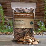 Gwernyfed Wood Whiskey BBQ Smoker Chips - 1 Litre - Cherry, Apple, Oak, Alder, Hickory & Whiskey for Smoking Food (Whiskey Barrel)