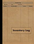 Inventory Log: Large Inventory Log Book - 120 Pages for Business and Home - Perfect Bound