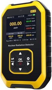 Compteur Geiger, Détecteur de Radiation Nucléaire GC-01, Testeur de Radioactivité avec Alarme et Enregistrement de Données, Rayonnement Dosimètre Personnel Moniteur Portables Alpha Beta Gamma