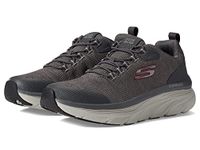Skechers-Men's Casual Shoes-D'LUX Walker - PENSIVE-232045-CCRD-12 Charcoal/RED