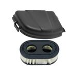 593260 Air Filter & 595658 Air Cleaner Cover for Briggs and Stratton Lawn Mower Fit for 093J02 09P700 103M02 104M02 650EXI 675EXI 675 IS Replacement Part