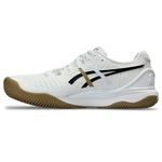 ASICS Men's Gel-Resolution 9 Clay Sneaker, White/Black, 9.5 UK