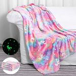 Glow in The Dark Blanket Unicorns G