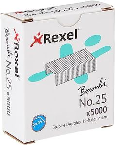 REXEL(R) 503697 Bambi Staples No 25 Box 5000