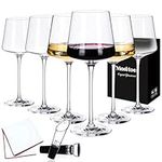 Moretoes Wine Glasses Set of 6, 15 