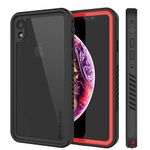 Punkcase for iPhone XR Waterproof Case [Extreme Series] [Slim Fit] [IP68 Certified] [Shockproof] [Snowproof] Armor Cover W/Built in Screen Protector for iPhone XR [Red]