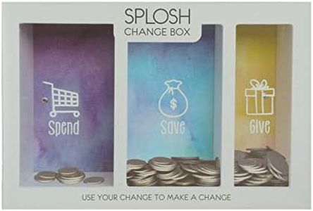 Splosh CB029 Spend Save Give Spend Save Give Change Box