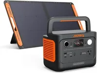 Jackery Solar Generator 300 Plus Portable Power Station with 1X SolarSaga 100W Solar Panel, 288Wh Backup LiFePO4 Battery, 300W AC Outlet for RV, Outdoors, Camping, Traveling, and Emergencies