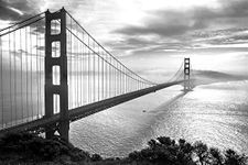 B&W Golden Gate Bridge Photography,