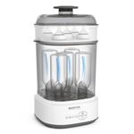 MEDITIVE Baby Bottle Sterilizer and Dryer | Electric Sterilizer for Baby Bottles with Hot Air Drying | 10 Min Sterilization + 40/60 Min Drying | Auto Mode 58 Min | 2-in-1 Baby Bottle Sterilizer Machine for Feeding Bottles & Accessories