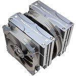 Thermalright FC140 CPU Air Cooler, 5 Heat Pipes, TL-C12 PRO-G and TL-D14X PWM Fan, Aluminium Heatsink Cover, AGHP Technology, for AMD AM4/AM5 Intel LGA 1150/1151/1155/1156/1200/2011/2066/1700