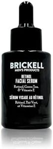 Brickell Men's Retinol Skin Care Serum Treatment For Firming Face Lines & Eye Wrinkles, Deep Hydrating Facial Skincare Serum For Anti-Aging, Fragrance Free, 1 Ounce