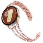 KADES Compatible for Galaxy watch Strap 40mm 44mm,20mm women Bling Metal Bracelet for Galaxy Watch 7/6/5/4 strap 40mm 44mm,Galaxy Watch 6 Classic strap 47mm 43mm,Galaxy Watch 4 Classic strap,Rose Gold