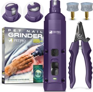 PETPROVED Dog Nail Grinder – Quiet Electric Pet Nail Trimmer