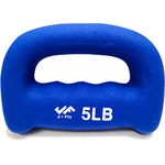 JFIT Neoprene Grip Dumbbell Weight, 5-Pound