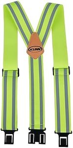 KUNN Perry Suspenders Elastic Hook End Belt Safety Reflective Suspender