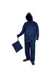 Duckback Men's Rider Solid Raincoat Blue, X-Large